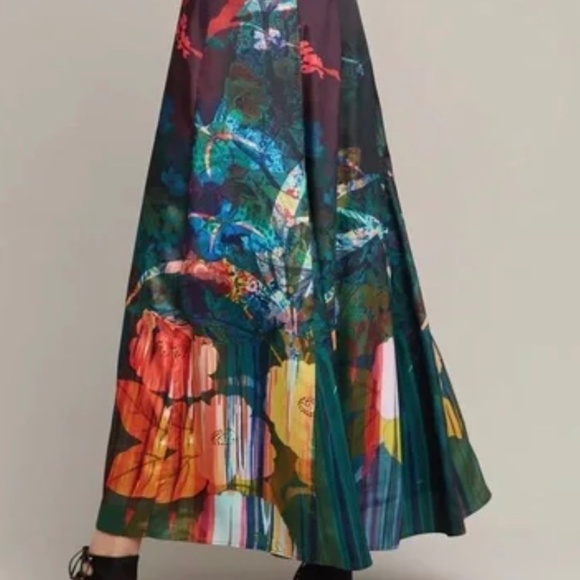 Anthropologie Moulinette Soeurs Cadence printed floral maxi Sz10 - Picture 4 of 8